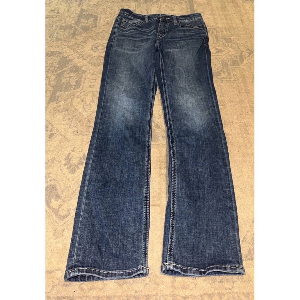 BKE Buckle Jake Straight Jeans Mens Sz 29 X 32 Blue Wash